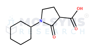 1-Cyclohexyl-2-oxopyrrolidine-3-carboxylic Acid