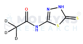 2-Acetamido-5-Mercapto-1,3,4-Thiadiazole D3
