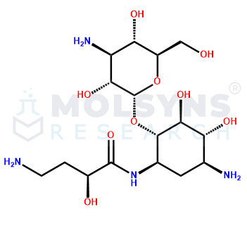 6-O-Des(6-Amino-α-D-gluocopyranosyl) Amikacin