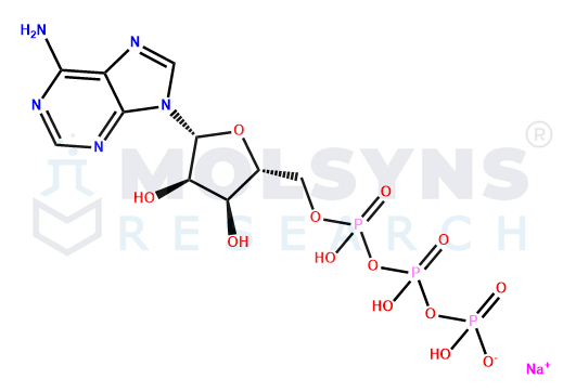 Adenosine 5′-(tetrahydrogen triphosphate), sodium salt