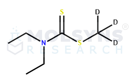 Diethyldithiomethyl carbamate-d3