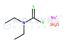 Sodium diethylcarbamodithioate trihydrate