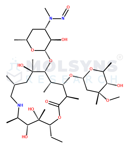 N-Nitroso N-Desmethyl Azithromycin Possibility 2