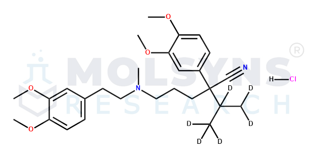 Verapamil-D6 Hydrochloride
